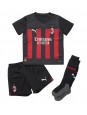 AC Milan Olivier Giroud #9 Heimtrikotsatz für Kinder 2022-23 Kurzarm (+ Kurze Hosen)